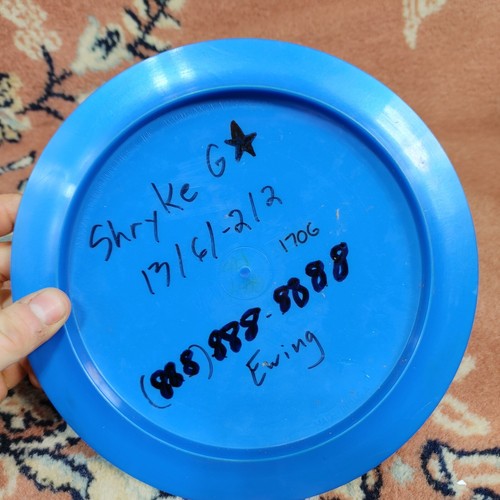 Used Innova Proto-Star GStar Shryke 168G Blue Disc Golf Distance Driver FR Good - Picture 6 of 6