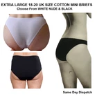 Pack of 1 2 5 Womens Cotton Knickers Underwear Ladies Lace Panties Briefs