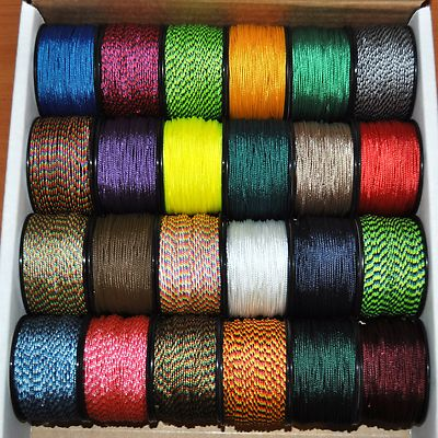 #ad #ad New Many Colors Nylon Micro Cord 1.18mm 3 64 by 125ft Rope Spool Made in the USA $10.29