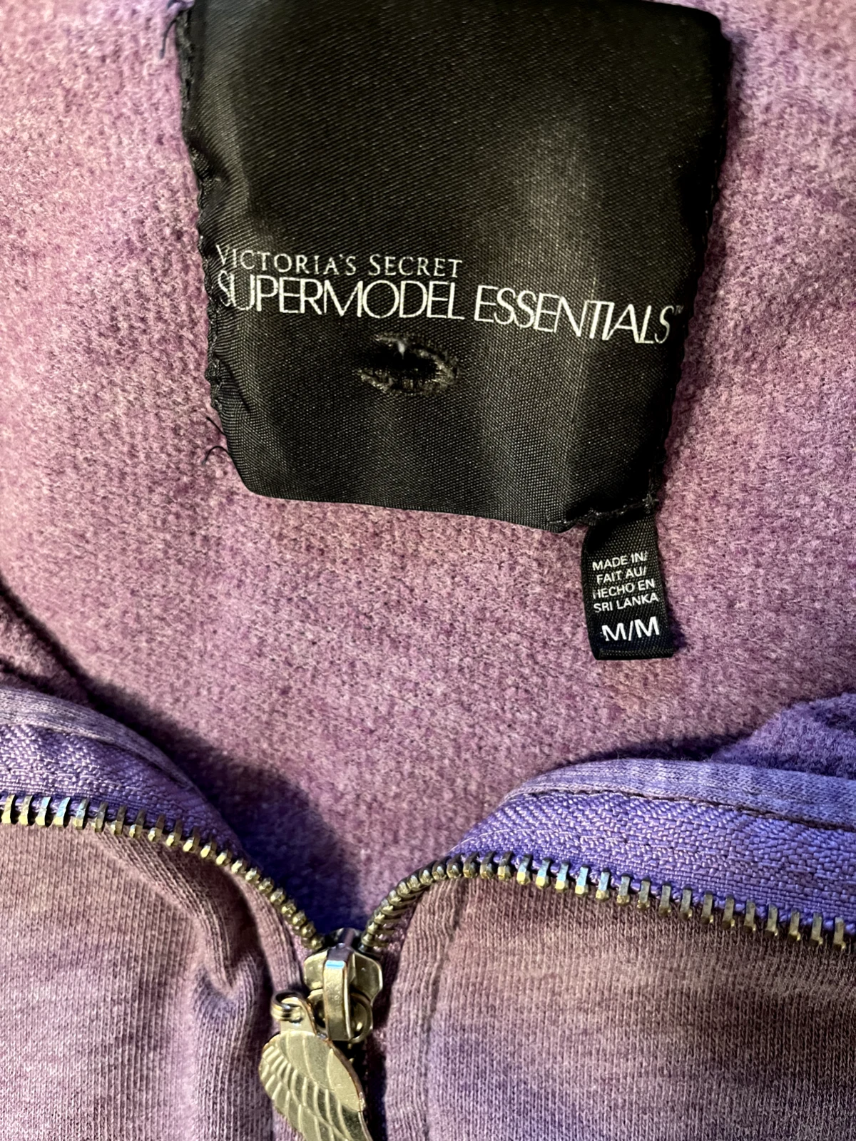 UNDERCOVER Felpa media con cappuccio viola Victoria's Secret