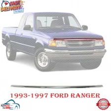NEW FRONT GRILLE TRIM MOLDING CHROME PLASTIC FOR 1993-1997 FORD RANGER FO1217102