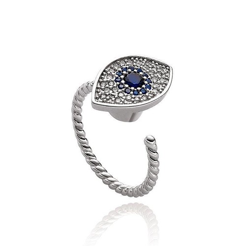Unisex Adjustable Anti Anxiety Rings Silver Anxiety Relief Spinning Fidget Ring - Picture 68 of 100