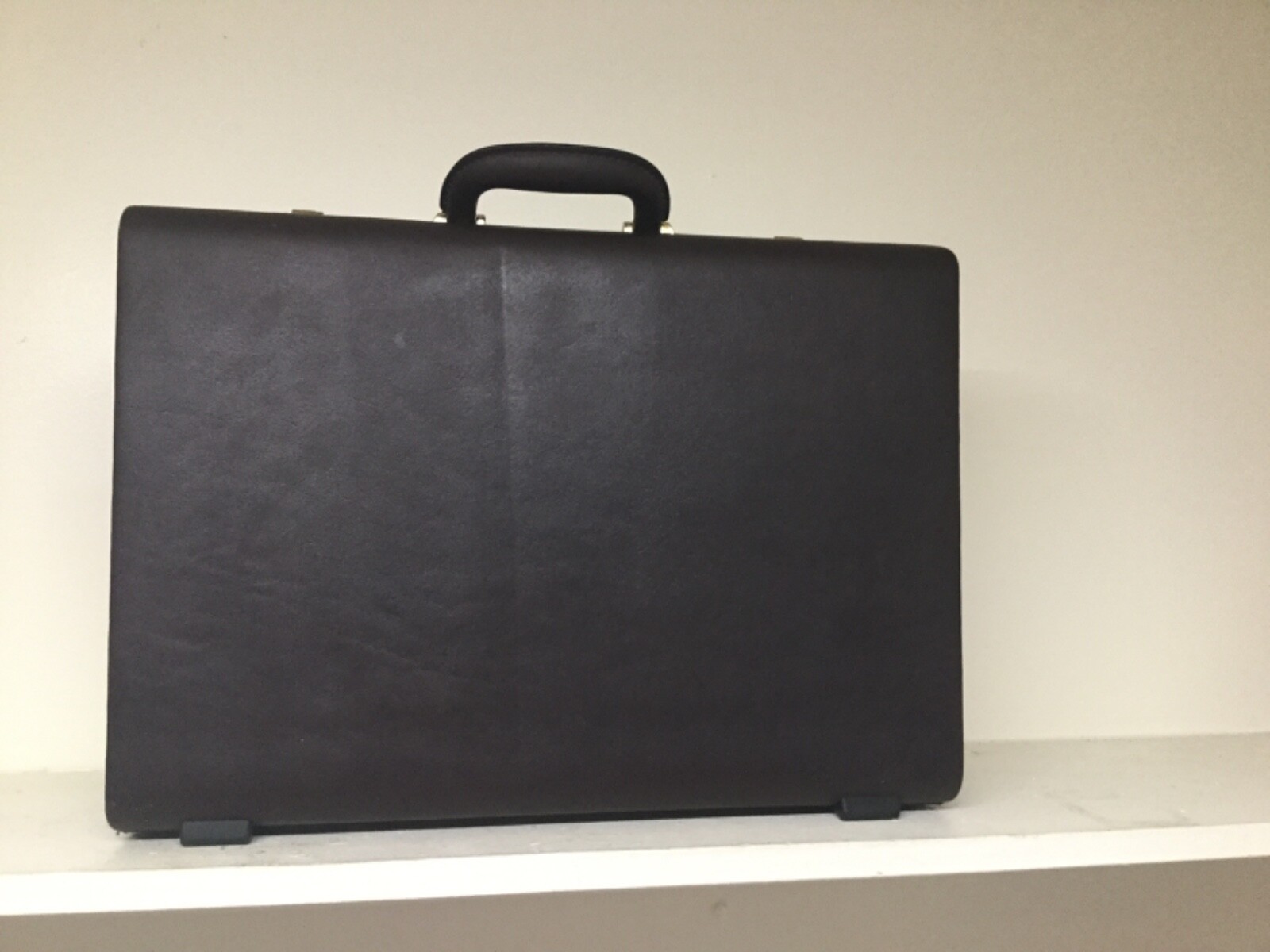 Samsonite Brown Leather Briefcase￼ Combination￼ L… - image 4