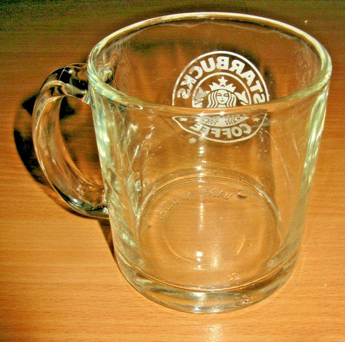 Tasse à café Starbucks café en verre transparent sirène logo blanc 12 oz - Photo 2/3
