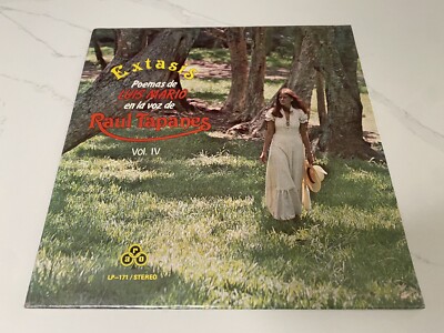 NEW/Sealed RAUL TAPANES ''Extasis Poemas De Luis Mario Vol 4'' 1978 Stereo LP-171