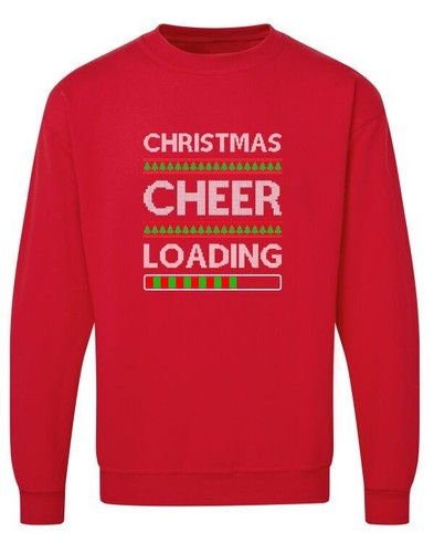 Merch Kingdom Festive Cheer Loading Christmas Funny Novelty Sweatshirt - Picture 6 of 6