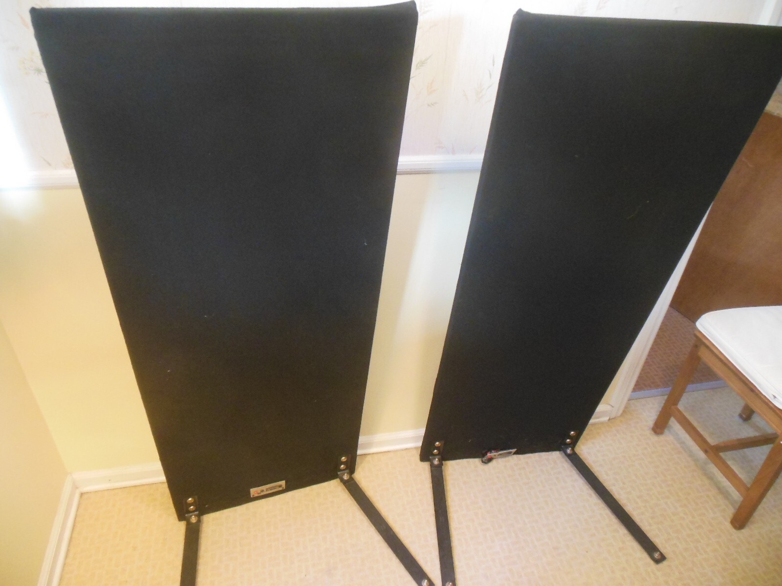 Pair Vintage Magnepan Magneplanar MG1 MG1 Flat Panel Speaker Untested