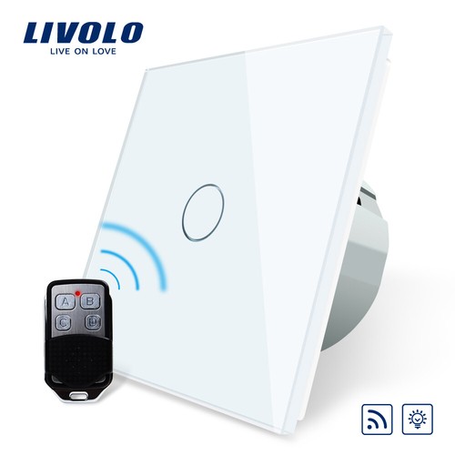 Livolo Glas Touch Weiss Lichtschalter Touchscreen Schalter mit LED Anzeige - Bild 3 von 13