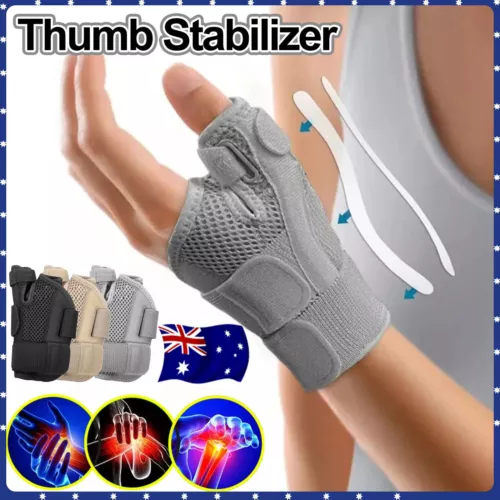 Thumb Spica Support Strap Brace Splint De Quervains Tendonitis Sprain Arthritis - Picture 1 of 20