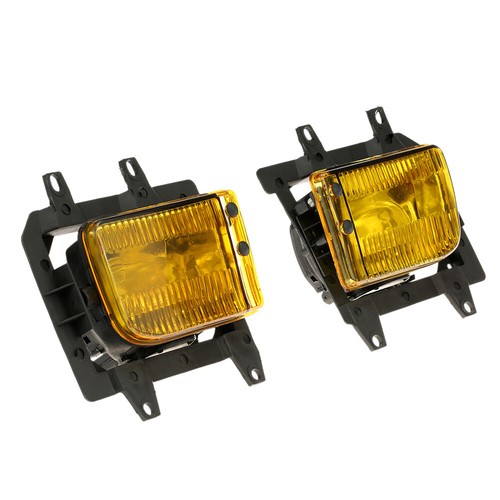 1 Pair Yellow Left & Right Fog Lens Kit For BMW E30 3-Series 85-1993 Q6Q5 - Picture 2 of 7