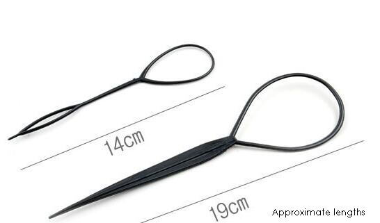 Kit Per Acconciature Con 2 Strumenti Topsy Tail Fai-da-te In Plastica Per Creare Code * E * Francesi Per Donne - Foto 3