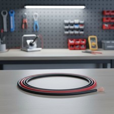 Versatile 50FT 12 Gauge CCA Cable - Red Black for Easy Project Customization