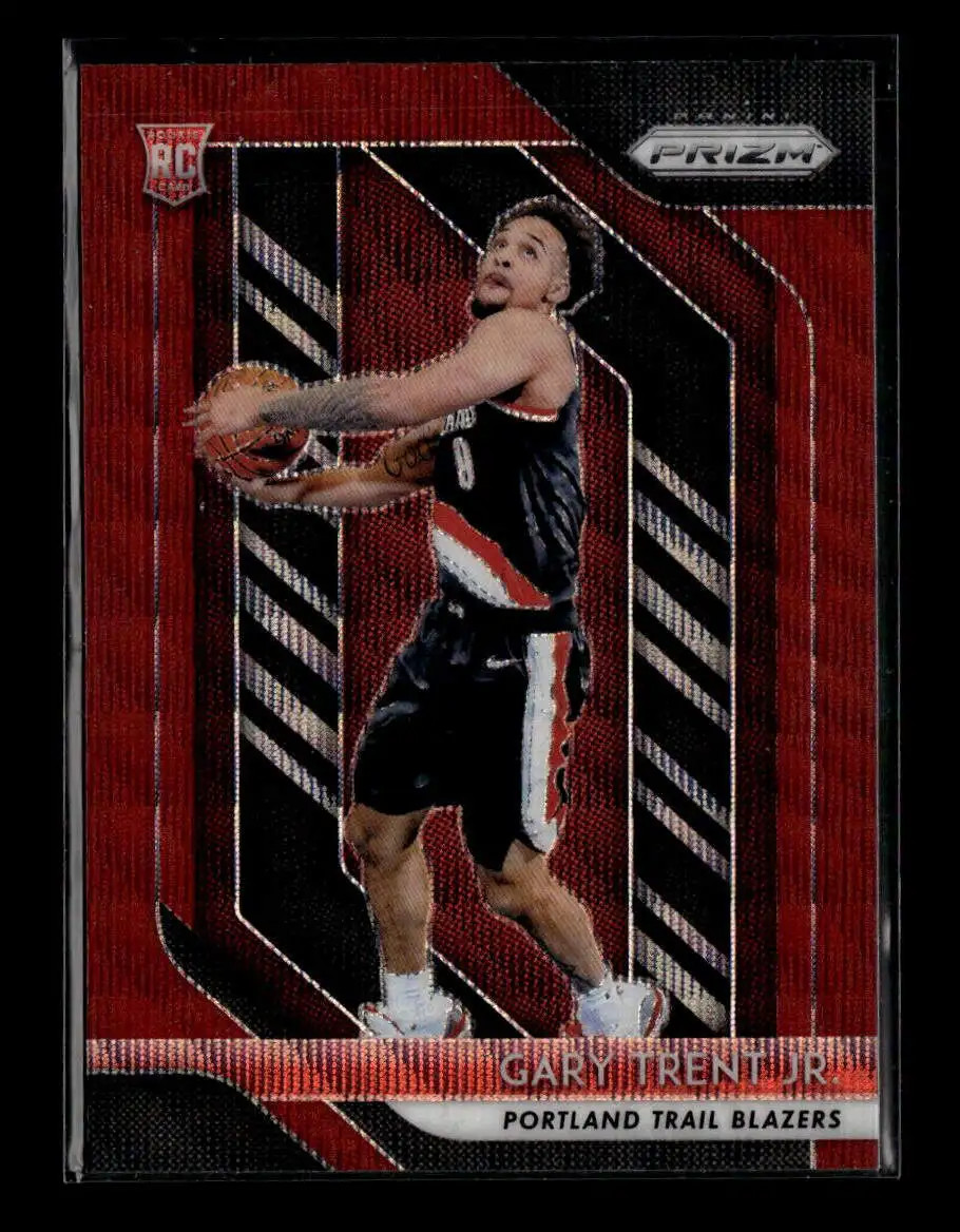 Gary Trent Jr. 2018-19 Panini Prizm Ruby Wave Prizm #71 RC