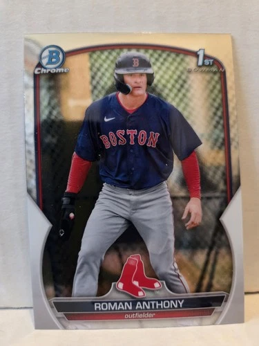 Roman Anthony 2023 Bowman Chrome #BCP-71 1st Prospect Rookie Boston Red Sox