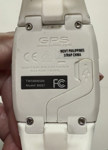 2 Timex IRONMAN Triathlon GPS Digital Watches M087 White & Black/Grey Micro USB - Picture 3 of 23