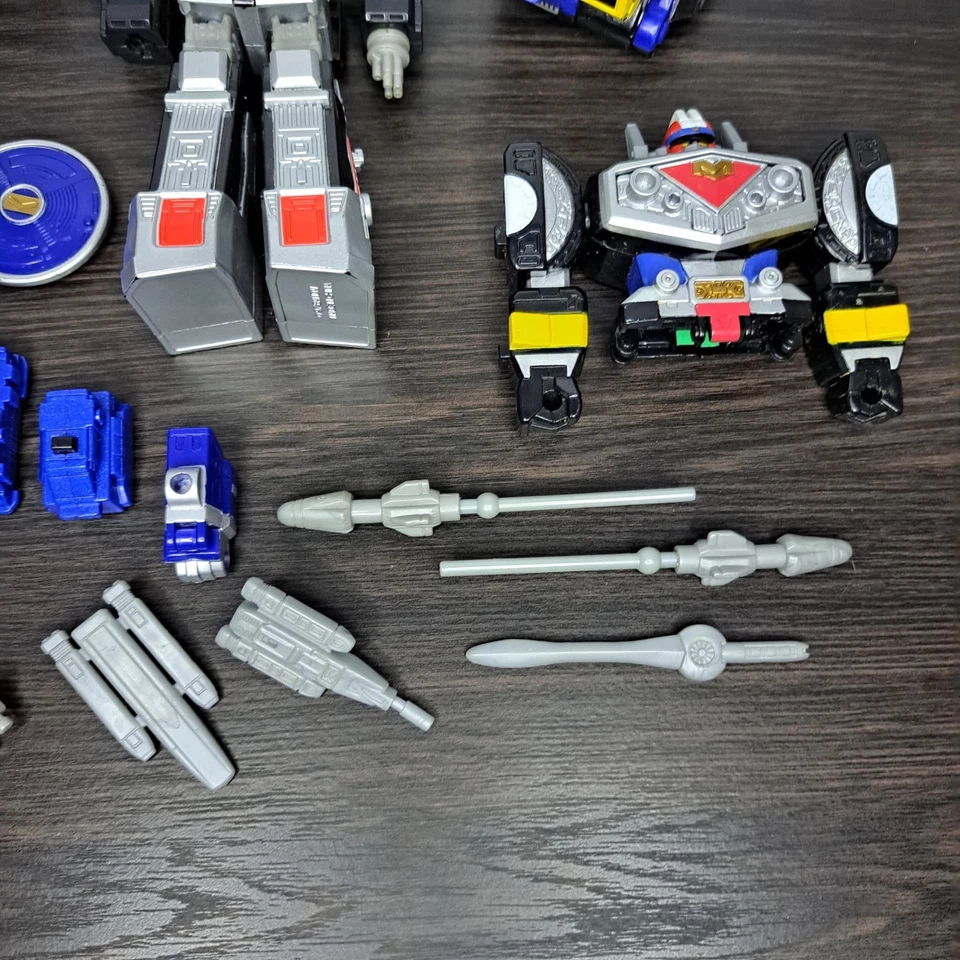 Power Rangers In Space Actio Zords / Micro Juego ¡Enorme Lote de Piezas! Vintage Foto 3 de 4