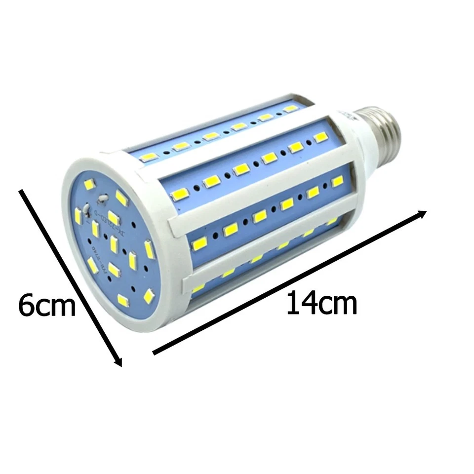 5PCS Super Bright LED Bulb 75-Chip Corn Light E26 20W Cool Daylight 6000K White - Image 2 of 4