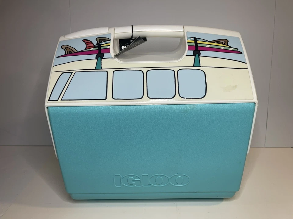 Igloo Elite VW Volkswagen 16 Qt enfriador - Collab Playmate aguamarina 30 latas 2019 Foto 3 de 4