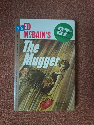 The Mugger von Ed McBain, April 1962 PB, Permabooks, 87th Precinct Mystery, Crime