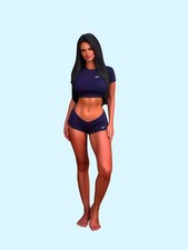 1:64 1:43 Ejercicio Niñas Dama Miniatura Figura Arena Mesa Modelo Para Coches Vehículo