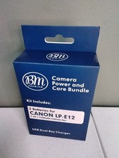BM Premium LP-E12 Battery Charger Kit Canon EOS M / M2 / M10 / M50 2 Batteries
