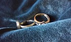 Vintage Caroline Emmon's Goldtone Rings With Clear Crystals- Lot Of 2 — photo 5