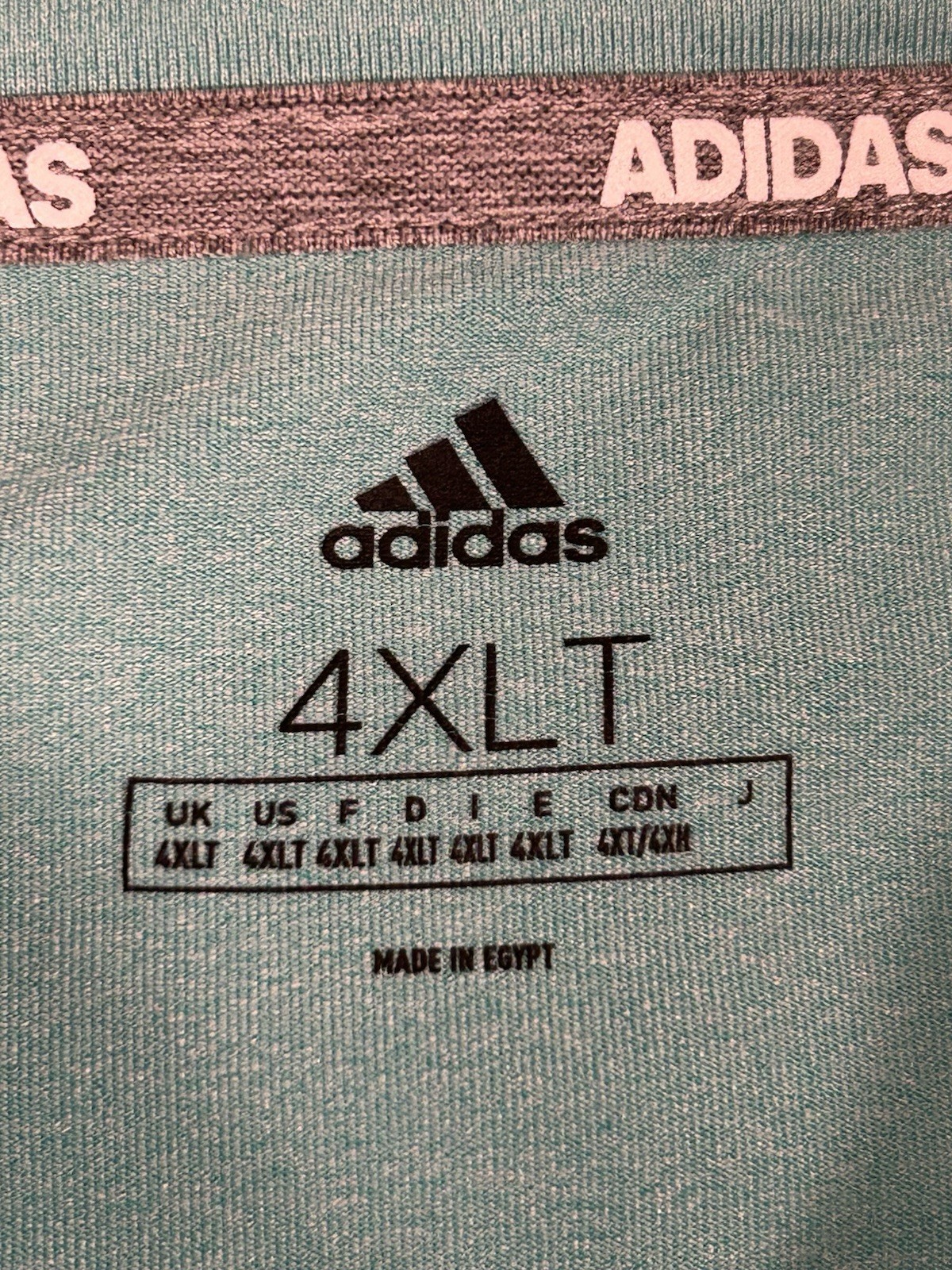 Lot Of 2 Adidas Golf Men's 4XLT Green Purple Short Sleeve Performance Polo Shirt thumbnail 4