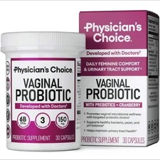 Physician's Choice Vaginal Probiotic for Women - Support Vaginal PH Balance NEW