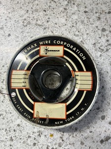 Vintage Thermax 37 AWG Magnet Wire Red Enamel Copper Coil Pickup Radio Luthier
