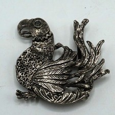 Metal Belt Buckle Bird Parrot