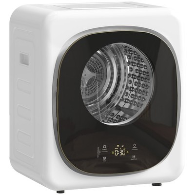 Mini Wäschetrockner mit 5 Programm 800 W 4 kg bis zu 60  Weiß