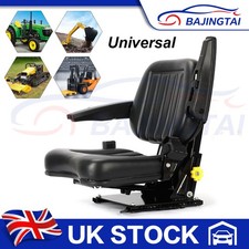 ractor Suspension Seat Dumper Forklift Mower Digger Seat Universal Adjustable