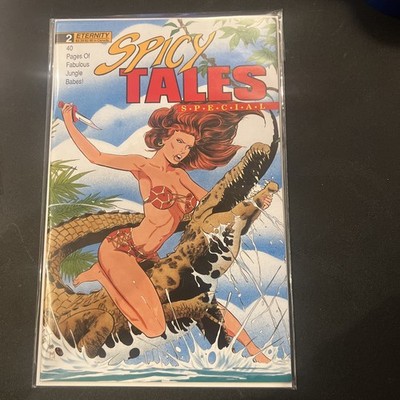 1989 Spicy Tales Special # 2 Eternity Comics Jungle Girl Tyrant of the Jungle