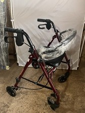 Medline Steel Folding Rollator Walker MDS86850ESKD