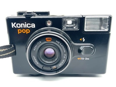 Konica Pop Point&Shoot mit Hexanon 36mm 1:4 Kompaktkamera Analogkamera