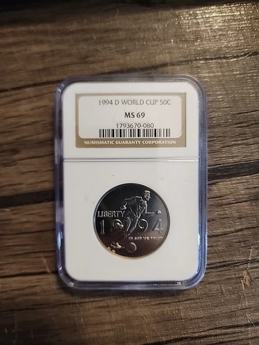 1994-D 50c World Cup Commemorative Half Dollar NGC MS69