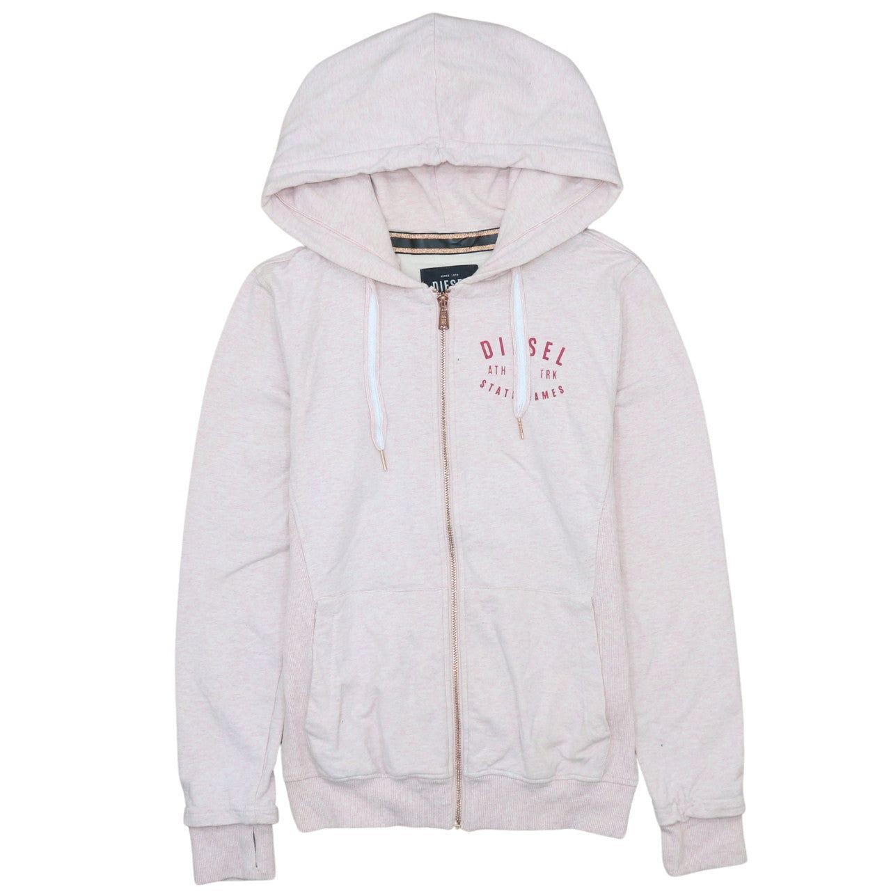 Diesel Pink Hoodie Mens S