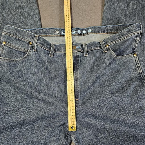 NUEVO Jeans Wranglers Corte Vaquero Lavado Medio 46 x 32 Calce Ajustado Western Pierna Recta - Imagen 6 de 12