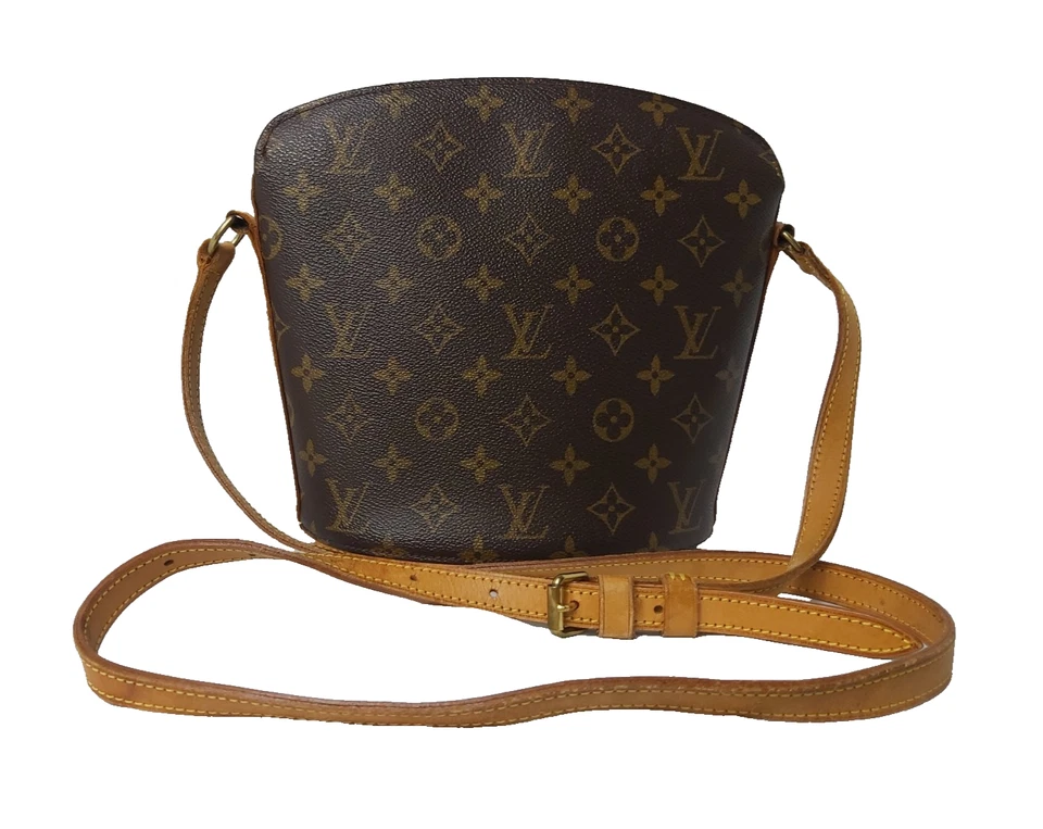 Authentic Louis Vuitton Monogram Drouot Shoulder Cross Body Bag - Image 4 of 4