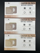 30 Castor Oil Patches Disposable Castor Oil Pack for Belly Button