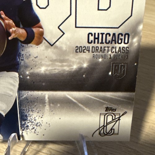 2025 Topps Signature Class - Caleb Williams RC #84 Base Card Chicago Bears - 第 3/3 張圖片