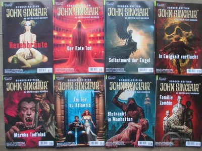 8 STK. Neue JOHN SINCLAIR Sonder-Edition  Neu +Aktuell