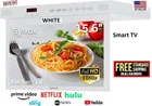 SYLVOX 15.6” Under Cabinet Kitchen Smart HD-TV google-TV WiFi Flip-Down RV boat