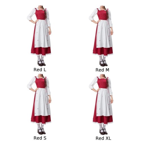Princess Dress Suit Little Red Riding Hood Dress Costume Parties Casual Wear - Picture 12 of 44
