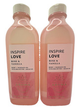 Bath  Body Works Aromatherapy Inspire Love Rose  Vanilla Massage  Body Oil x2