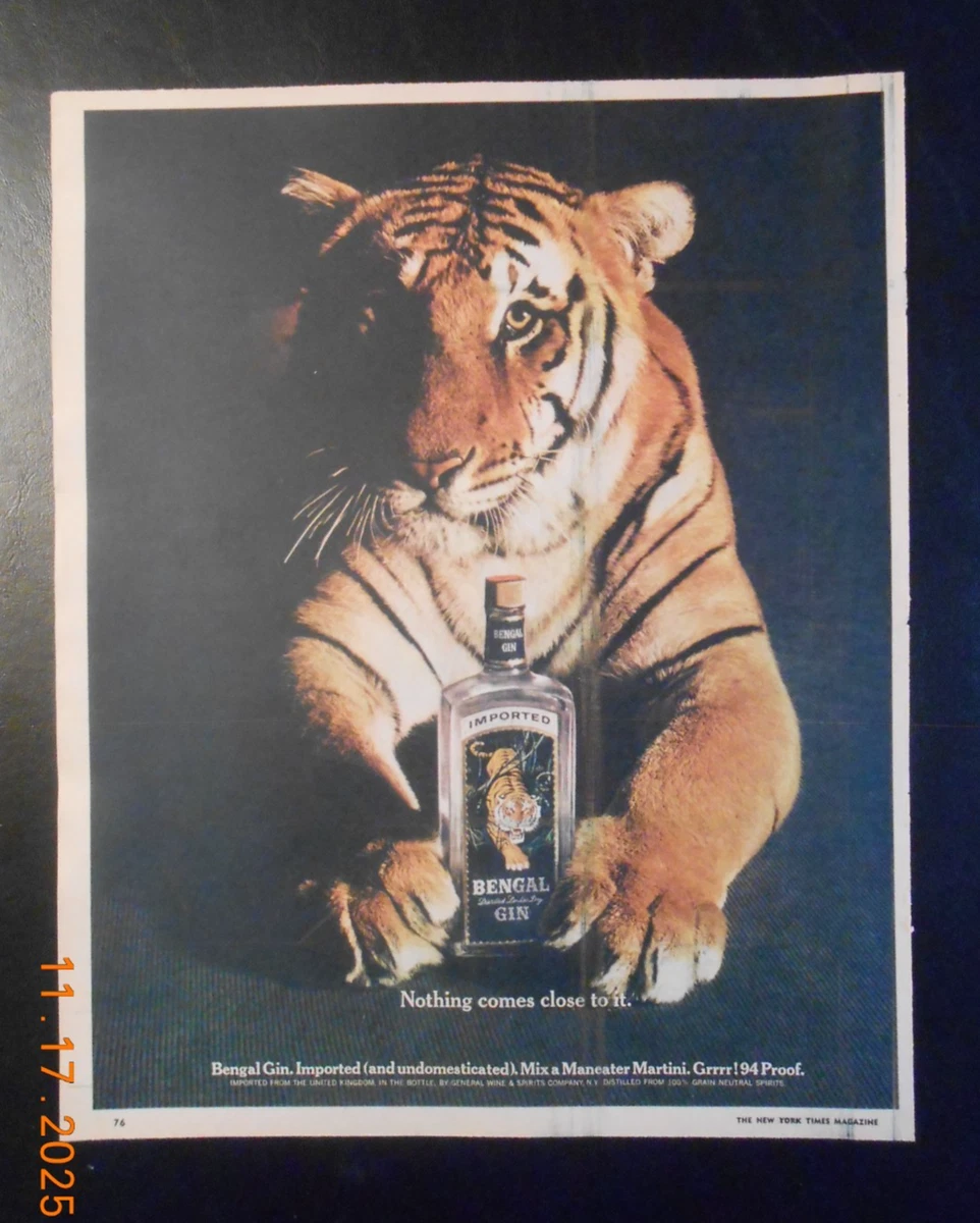 Bengal Gin In other Distillery Advertising for sale | eBay