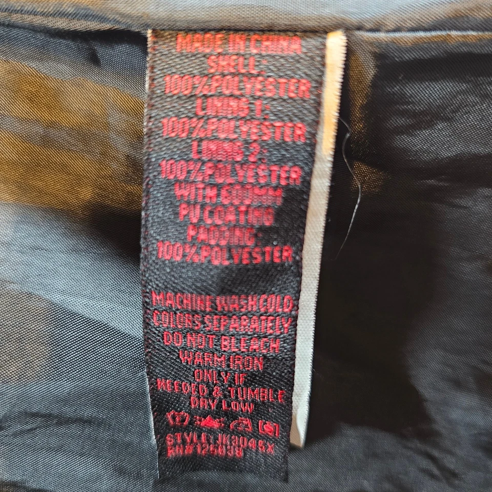 YOKI Colección de Ropa Exterior Rojo Acolchado Cremallera Completa Abrigo con Capucha Para Mujer 3X 3XL Regalo Foto 4 de 4