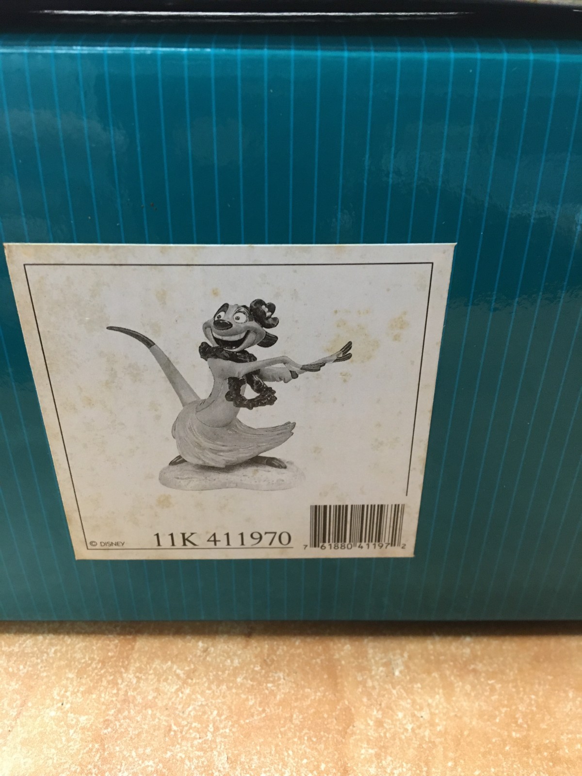 WDCC Disney The Lion King's Timon Luau Figurine in Box W/COA & Box