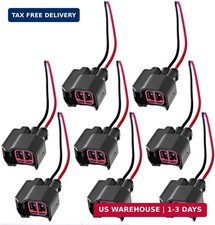 EV6 Fuel Injector Pigtail Connector Plug Wire for Ford F150 F250 Mustang 8Pk