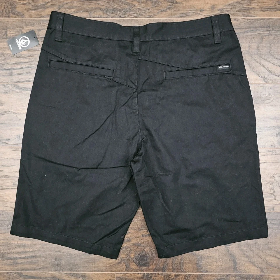 Volcom Men's 34 Black VMonty Shorts New - Image 2 of 4